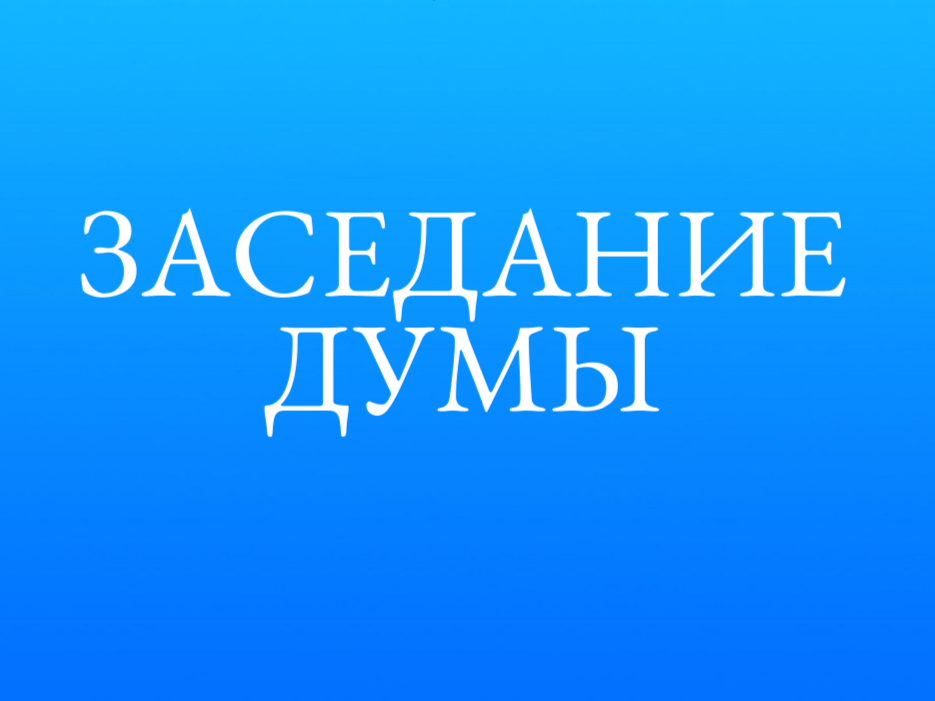 Заседание Думы Пестовского муниципального округа.